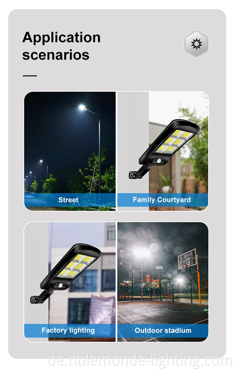 outdoor solar street light